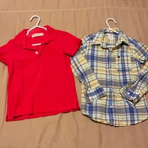 5/$20 Lot of boys shirts Zara and Carter’s